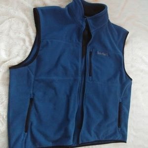 Timberland Mens Blue Fleece Full Zip Vest S 2XL